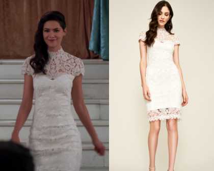 Andi Mack: Season 3 Episode 9 Bex's White Lace Short Sleeve Dress ...