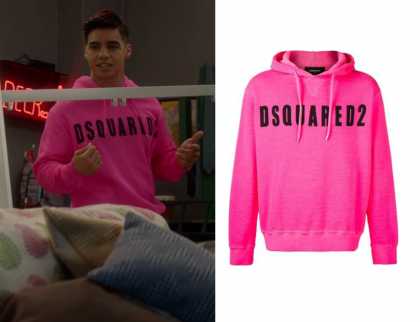 dsquared pink hoodie