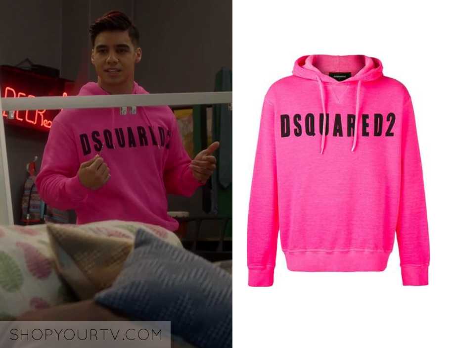 pink dsquared sweatshirt