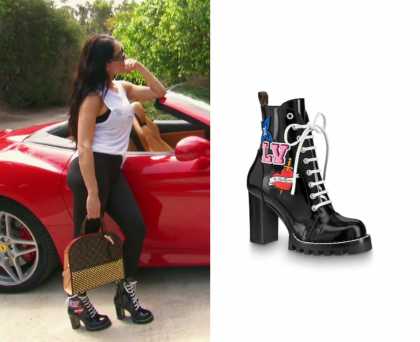 lv high heel boots