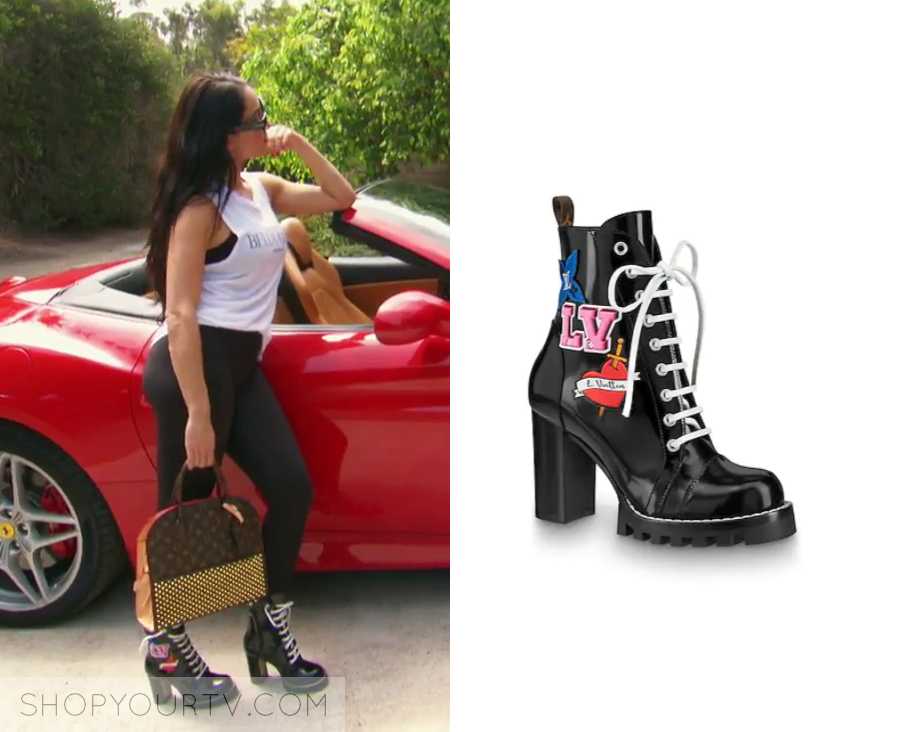 nikki bella louis vuitton boots