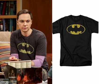 Big Bang Theory: Season 12 Episode 12 Sheldon's Faded Batman T Shirt ...