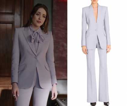 Dynasty: Season 2 Episode 13 Fallon's Purple Blazer/Pants | Shop Your TV