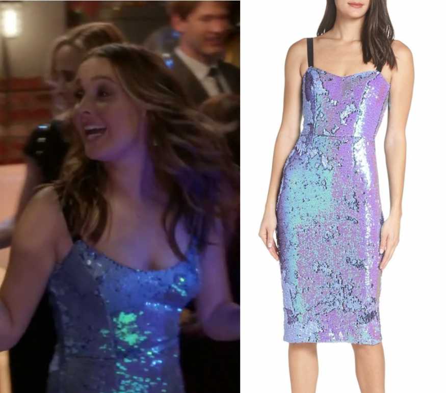 Greys Anatomy: Season 15 Episode 12 Jo's Purple Iridescent Dres | Shop ...