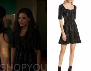 Charmed: Season 1 Episode 15 Maggie's Striped Dot Dress | Fashion ...
