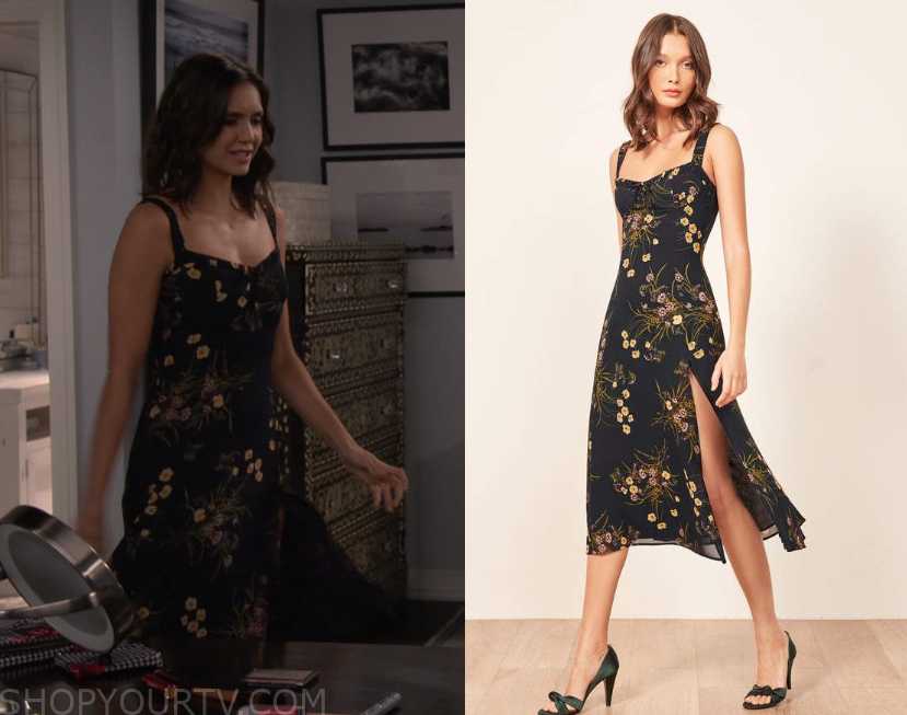 Fam: Season 1 Episode 9 Clem's Floral Printed Split Leg Dress | Shop ...