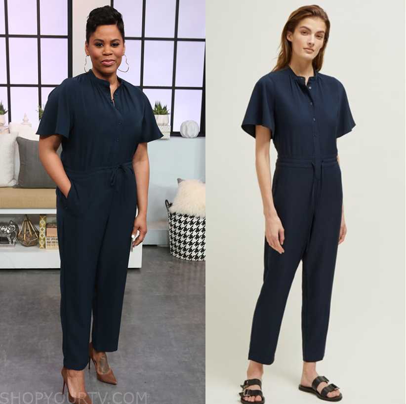 The Loop CA: March 2019 Marci's Navy Jumpsuit | Shop Your TV