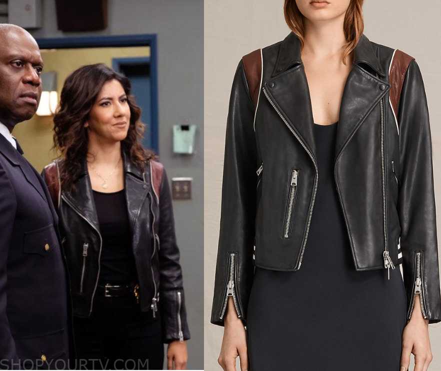 Brooklyn Nine Nine: Season 6 Episode 10 Rosa's Leather Jacket With Red ...