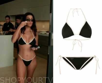 kourtney kardashian fendi bikini