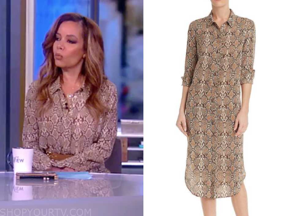 The View: April 2019 Sunny's Leopard Shirtdress | Shop Your TV
