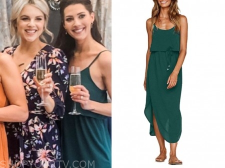 bachelorette green dress