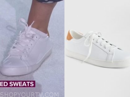 May 2019 Dylan Dreyer's White Lace Up 