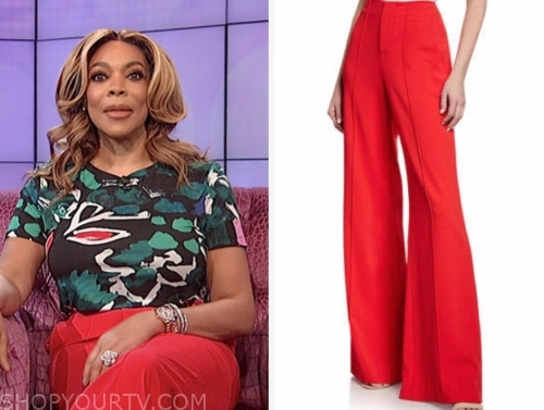 The Wendy Williams Show: May 2019 Wendy Williams's Red Trouser Pants ...