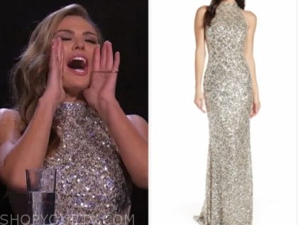 The Bachelorette: Season 15 Episode 2 Hannah Brown's Silver Sequin ...