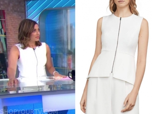 Paula Faris Fashion Clothes Style And Wardrobe Worn On Tv Shows Shop Your Tv