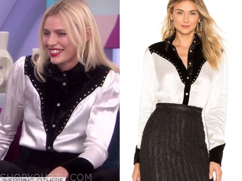 The Today Show: May 2019 Lauren Wasser's Western Velvet Studded Blouse ...