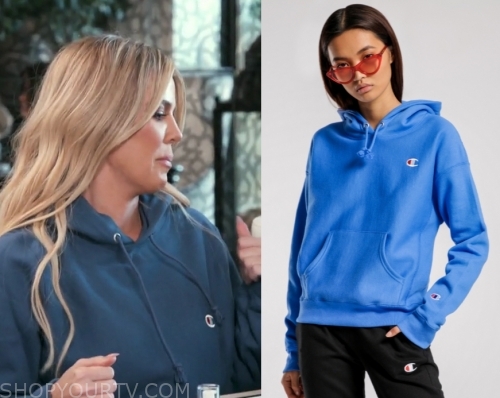 khloe kardashian champion sweatshirt