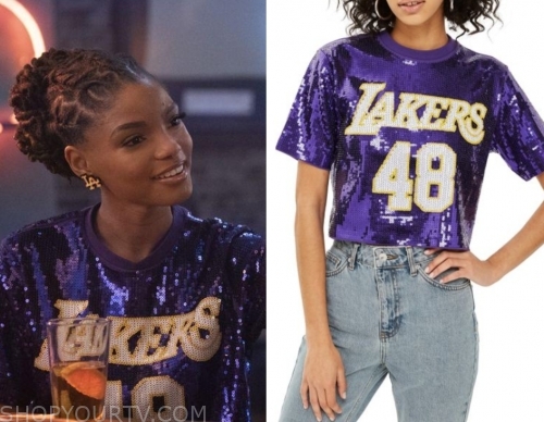 lakers sequin jersey