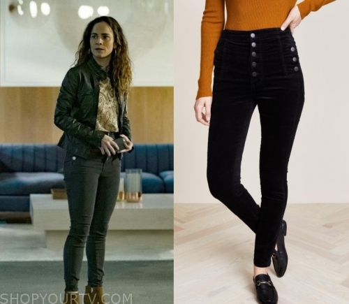 Alice Braga Superman & Lois S05 Teresa Mendoza Leather Jacket