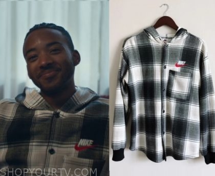 Vješt stvar Vježba plaid nike shirt 