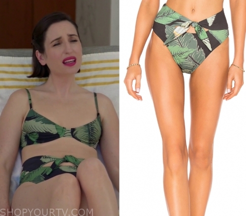 Jennifer Short (Zoe Lister-Jones) wears these black and green leaf print ti...