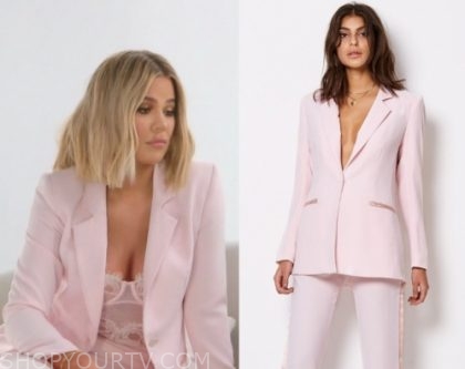 Revenge Body: Season 3 Episode 2 Khloe's Light Pink Blazer