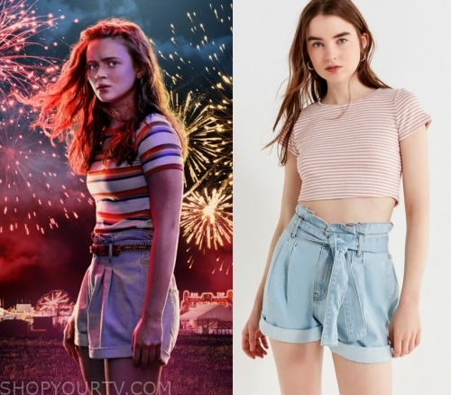 Stranger Things Season 3 Max S Denim Shorts Shop Your Tv