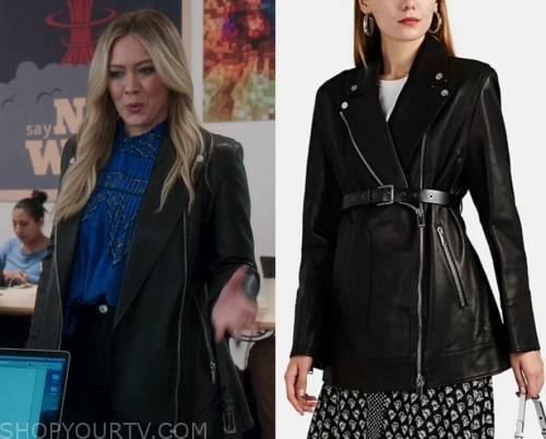 Younger: Season 6 Episode 4 Kelsey's Black Leather Jacket | Fashion ...