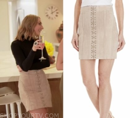 Super Switch: Season 1 Episode 1 Christy's Suede Lace Up Skirt Shop