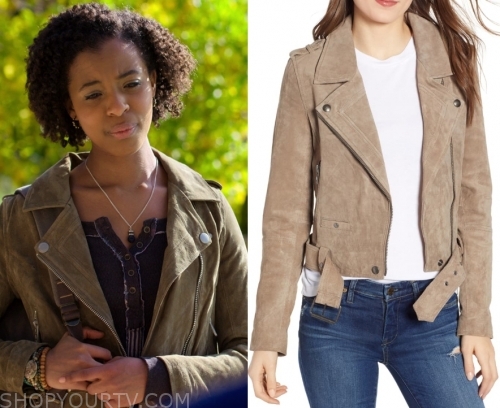 13 Reasons Why: Season 3 Episode 10 Ani's Suede Jacket | Shop Your TV