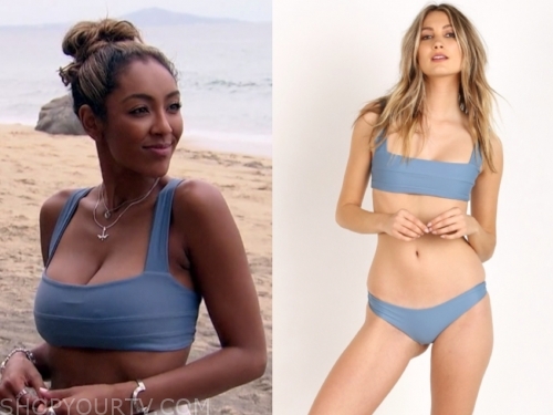 Bachelor in Paradise: Season 6 Episode 2 Tayshia Adams's Blue Bikini T...