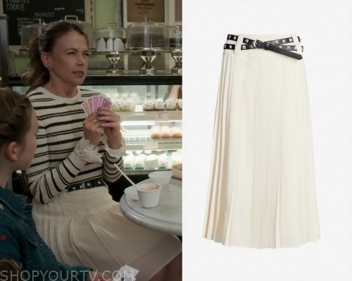 Younger: Season 6 Episode 9 Liza's Pleated Midi Skirt | Shop Your TV