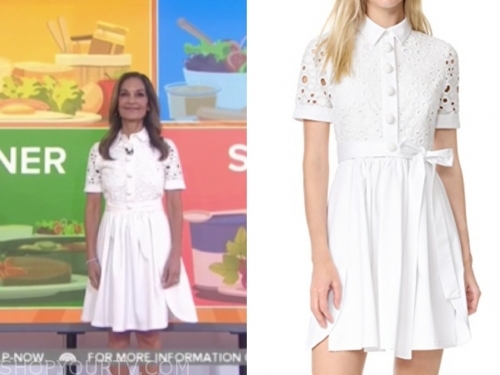 The Today Show: September 2019 Joy Bauer's White Eyelet Dress | Fashion ...