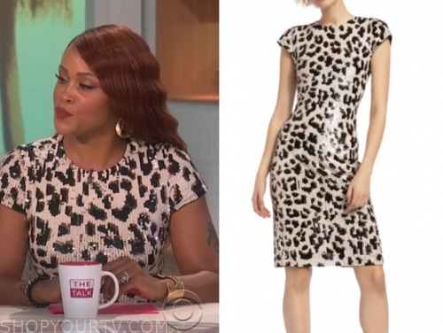 The Talk: September 2019 Eve's Sequin Leopard Dress | Fashion, Clothes ...