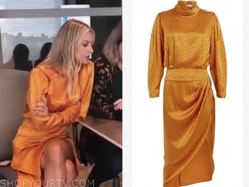 E! News: Nightly Pop September 2019 Morgan Stewart's Orange Leopard ...