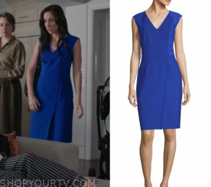 Workin Moms Season 3 Episode 6 Kate S Blue Dress Shop Your Tv