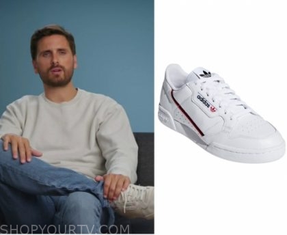 scott disick white sneakers