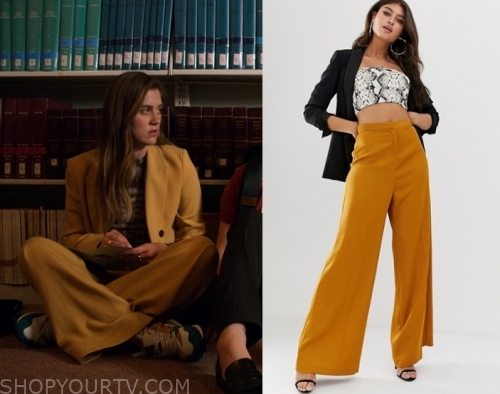 The Politician: Season 1 Episode 2 McAfee's Mustard Trousers | Shop Your TV