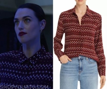 Supergirl: Season 5 Episode 4 Lena's Printed Blouse | Shop Your TV