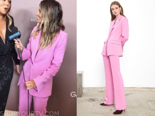 Extra TV: October 2019 Renee Bargh's Pink Blazer and Pant Suit | Shop ...