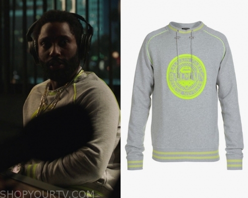 Ballers: Season 5 Episode 6 Ricky's Black/Blue LV Sweater