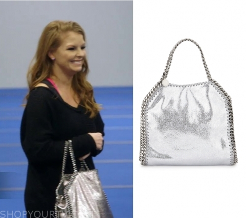Louis Vuitton Grey and White Grid Tote Bag worn by Brandi Redmond in The  Real Housewives of Dallas Season 04 Episode 09