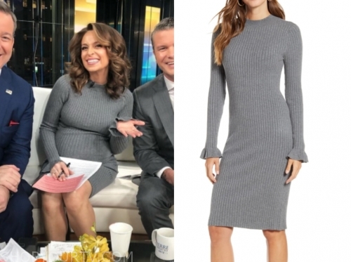 Fox and Friends: November 2019 Jedediah Bila's Grey Knit Ribbed Dress ...