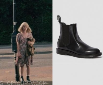 End of the Fu***ing World: Season 1 Epsiode 5 Alyssa's Black Leather Boots  | Fashion, Clothes, Outfits and Wardrobe on | Shop Your TV