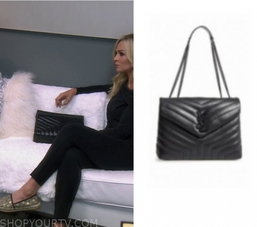 RHOC: Season 14 Episode 15 Tamra's Black Quilted Leather Bag | Shop Your TV