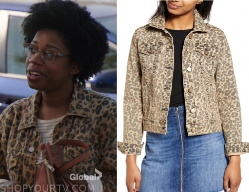 NCIS: Season 17 Episode 6 Kasie's Leopard Print Denim Jacket | Shop Your TV
