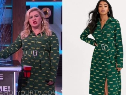 The Kelly Clarkson Show: December 2019 Kelly Clarkson's Green Tiger ...