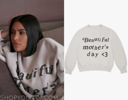 Kim Kardashian Crewneck Wrap Sweaters for Women