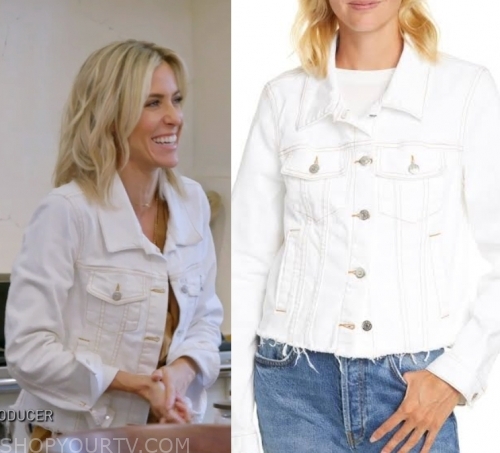 Very Cavallari: Season 3 Episode 2 Kristin's White Denim Jacket | Shop ...