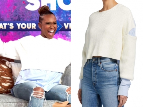 ryan bathe's ivory sweater